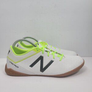 New Balance Visaro Men's White/Neon Green Soccer Shoes MSVRCIWT US Size 9.5